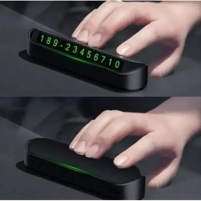 Araç Torpido Üstü Aç Kapa Numaratör Turuncu Kutu