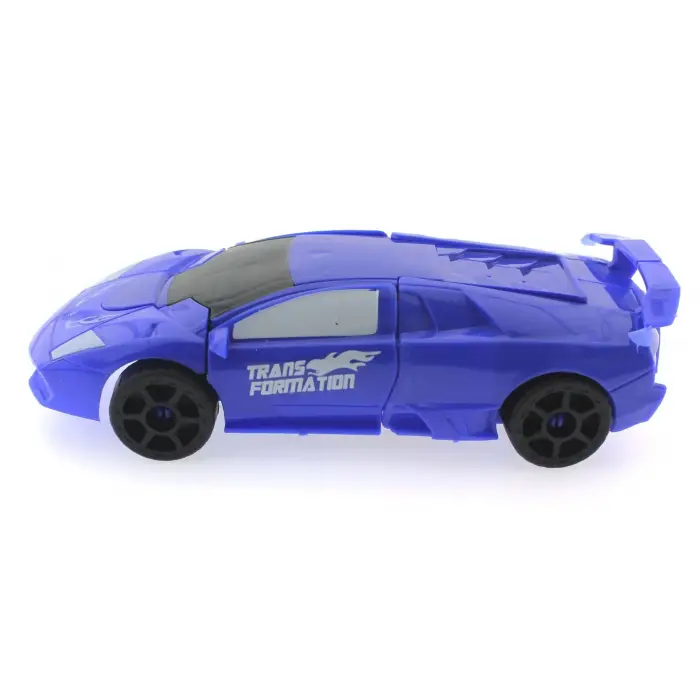 Araca Dönüşen Mavi Güçlü Robot