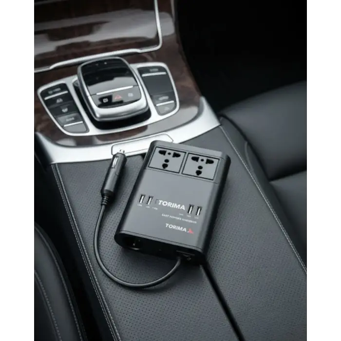 Araçta 220V Kullanım Sağlayan USB Destekli Güç İnvertörü