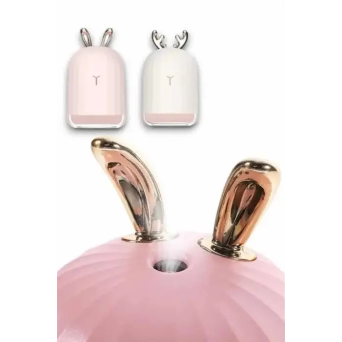 Aromaterapi Hava Nemlendirici Dekoratif USB Şarjlı Tavşan Nemlendirici