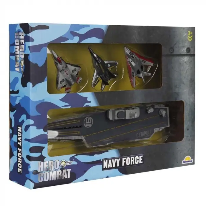 ASKER OYUN SET JET/UÇAK GEMİSİ 4PRÇ