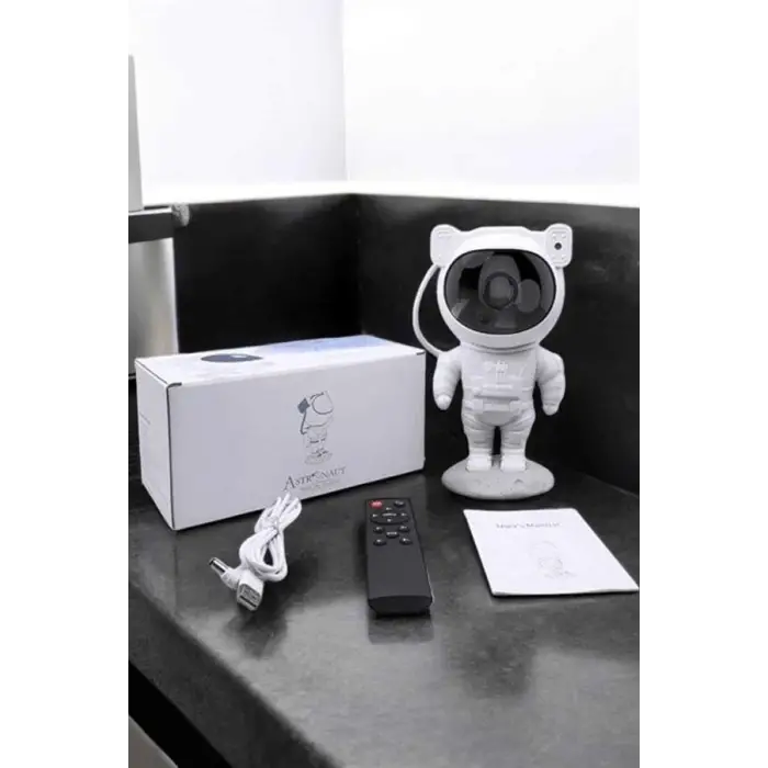 Astronot Görünümlü Projeksiyon Speaker Taşınabilir