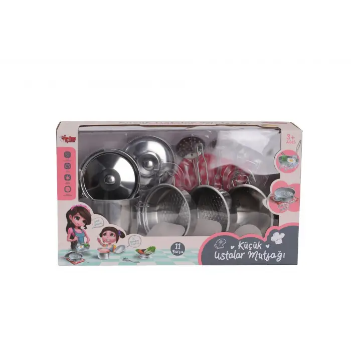 ATF-3815-1A 11 PARÇA ÇELİK TENCERE TAVA SET