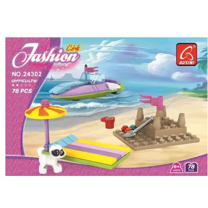Ausini  Parça Fashion Girls Deniz Eğlencesi