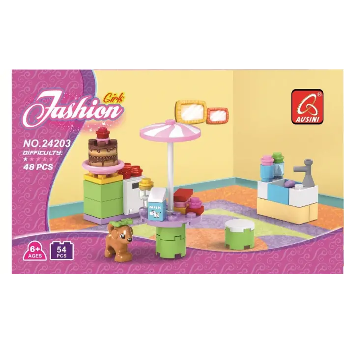 Ausini  Parça Fashion Girls Pasta Dükkanı