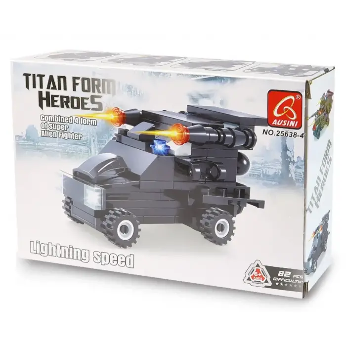 Ausini Titan Form Heroes-4 Lightning Speed 82 Parça