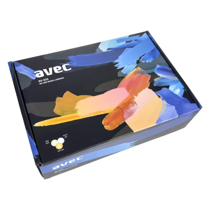 AV-333 3D PİLLİ + USBLİ MASA LAMBASI