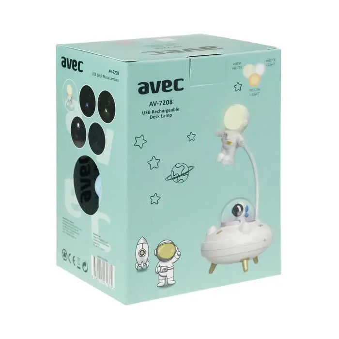 AV-7208 USB ŞARJLI MASA LAMBASI