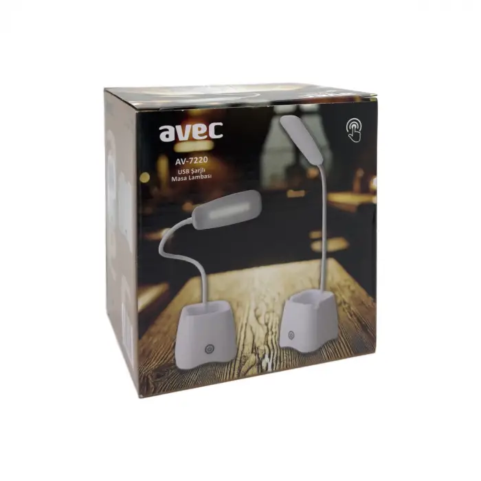 AV-7220 USB ŞARJLI MASA LAMBASI