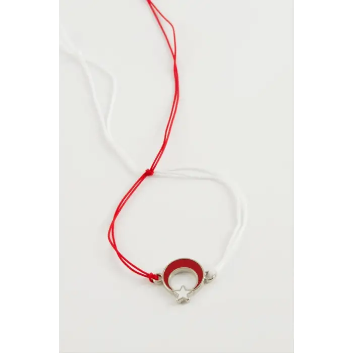 Ay Yıldız İp Bileklik