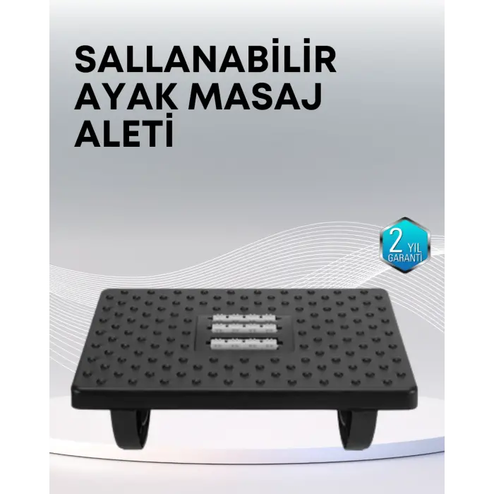 Ayak Destek ve Masaj Aleti – Ergonomik, Isıtmalı, Ayarlanabilir Yükseklik