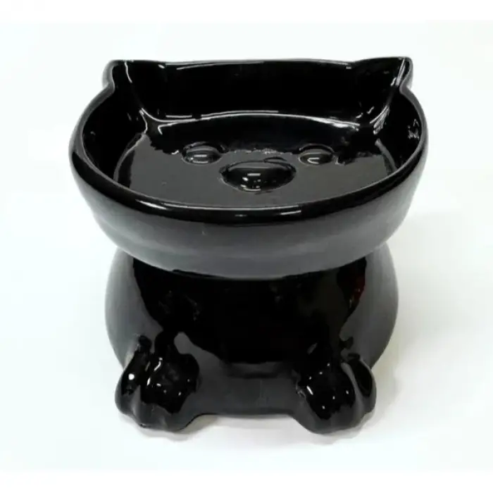 Ayaklı Kulaklı Seramik Mama Kabı