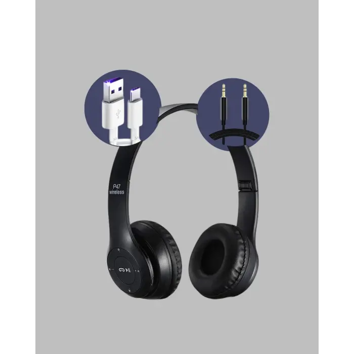 Ayarlanabilir Baş Bandı ve Yumuşak Kulak Yastıklı Bluetooth Kulaklık