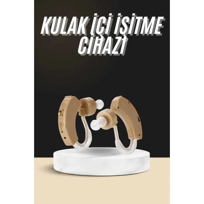 Ayarlanabilir Tekli Kulak İçi İşitme Ses Amplifikatörü Yüksek Ses Kaliteli İşitme Cihazı Tekli