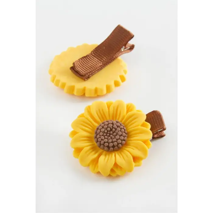 Ayçiçeği Pens Toka 2 Adet