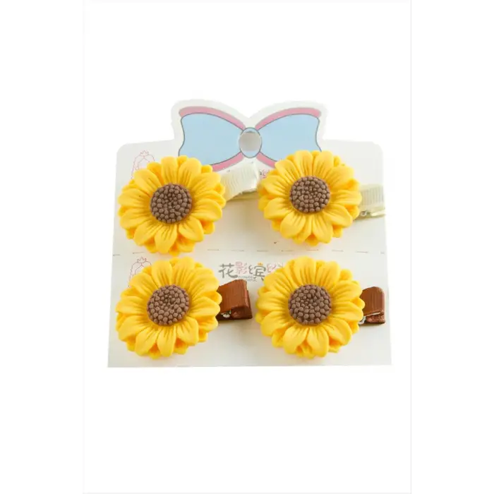 Ayçiçeği Pens Toka 2 Adet