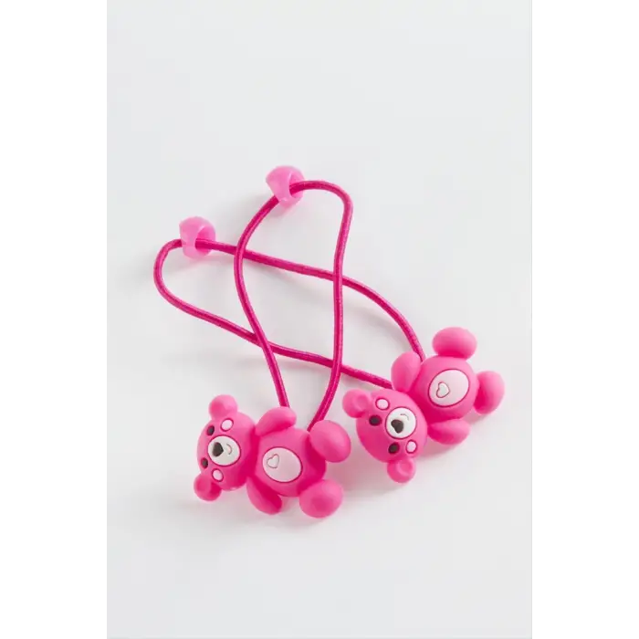 Ayıcık Lastikli Toka 2 Adet