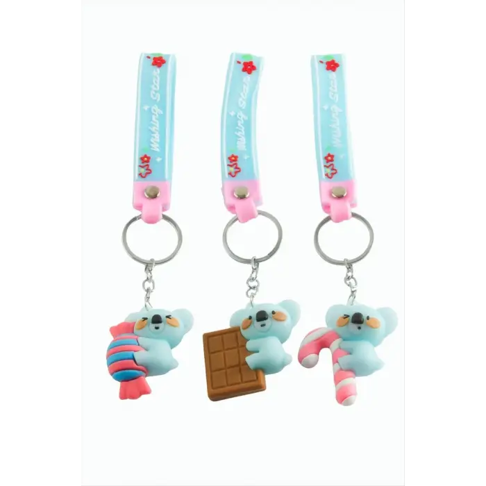 Ayıcık Şeker Silikon Anahtarlık