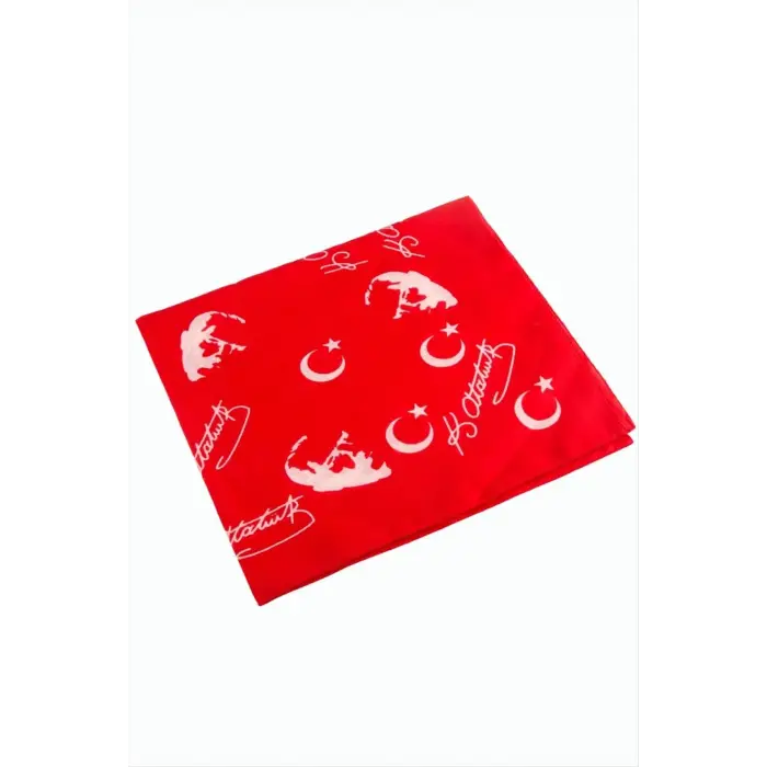 Ayyıldız Desenli Bandana 50*50