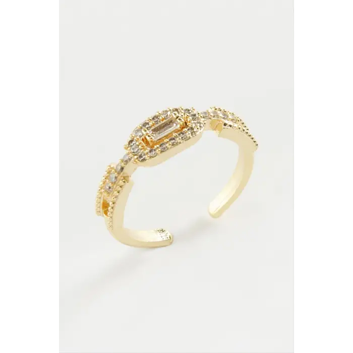 Baget Zirkon Taşlı Yüzük