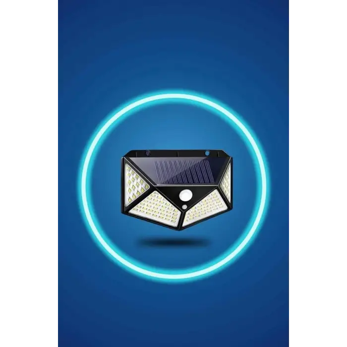 Bahçe Lambası Bahçe Aydınlatma Sensörlü Suya Dayanıklı 100 Led