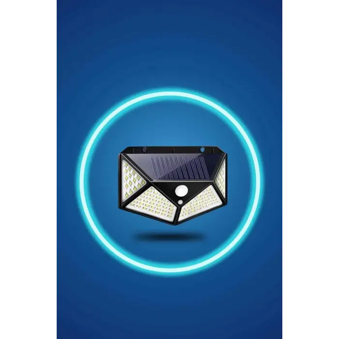 Bahçe Lambası Bahçe Aydınlatma Sensörlü Suya Dayanıklı 100 Led