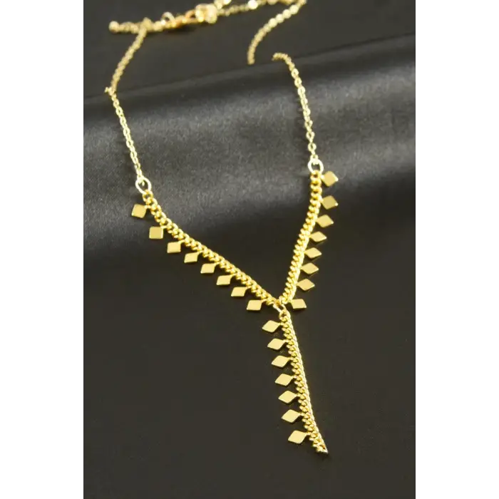 Baklava Şekilli Y Kolye
