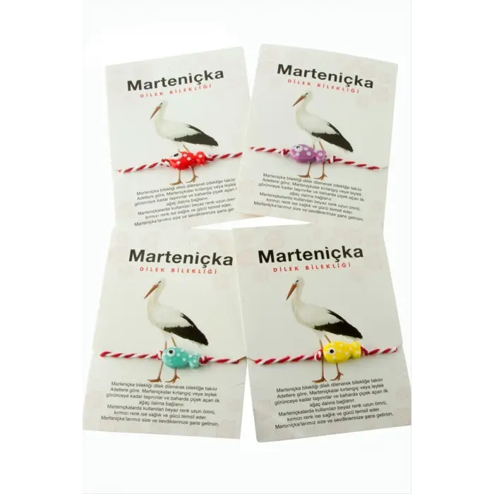 Balık Cam Marteniçka İp Bileklik