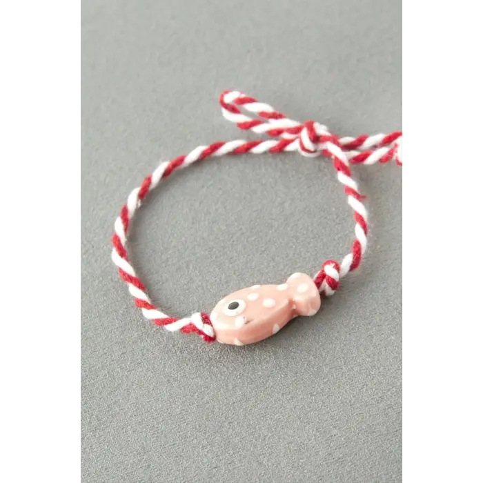 Balık Cam Marteniçka İp Bileklik