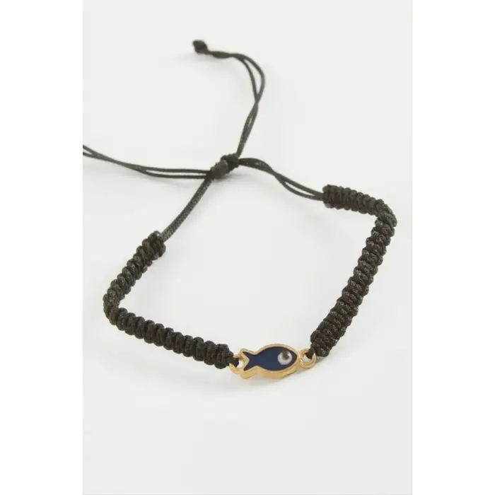 Balık Makrome Örgülü Bileklik