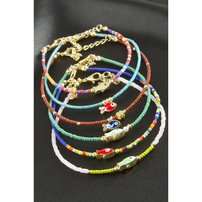 Balık Mineli Miyoki Boncuk Bileklik