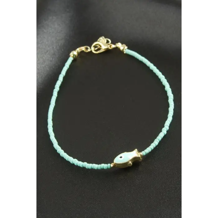 Balık Mineli Miyoki Boncuk Bileklik