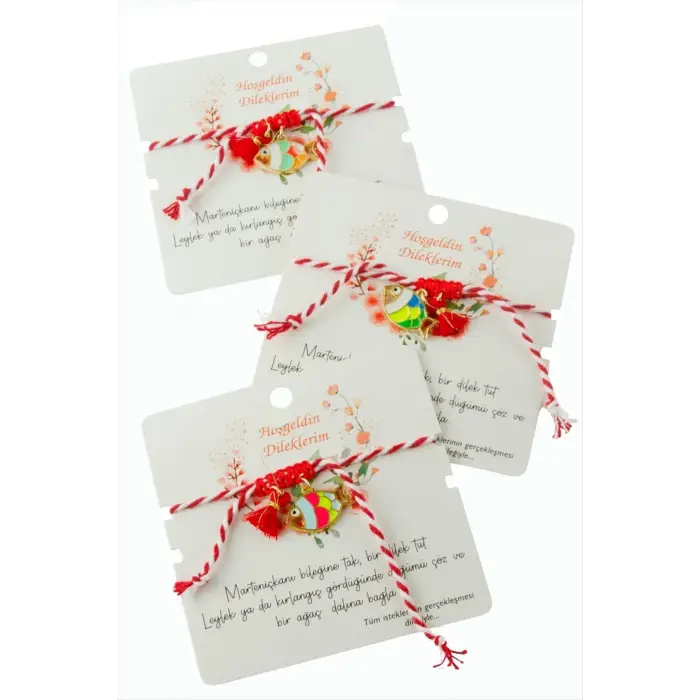 Balık Püskül Marteniçka İp Bileklik