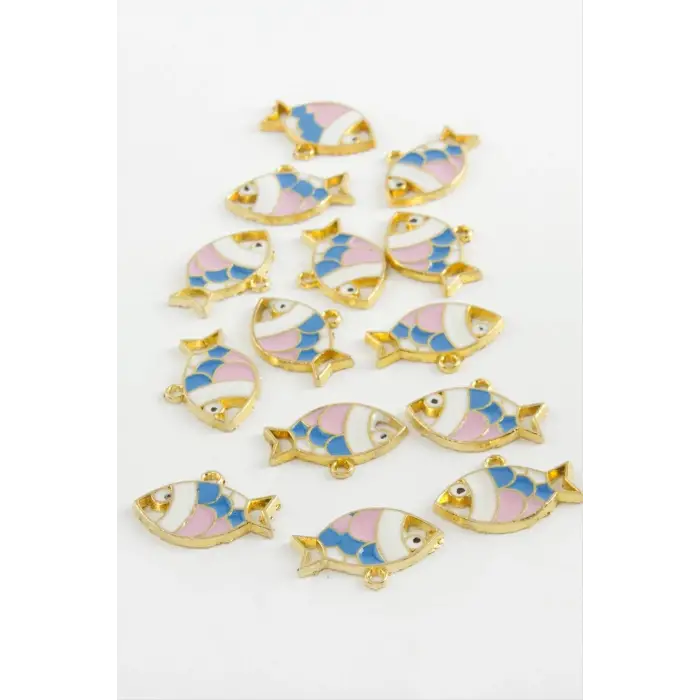 Balık Tek Kulp Mineli Bileklik ve Kolye Ucu Aparatı 1 Adet