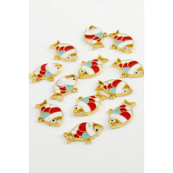 Balık Tek Kulp Mineli Bileklik ve Kolye Ucu Aparatı 1 Adet