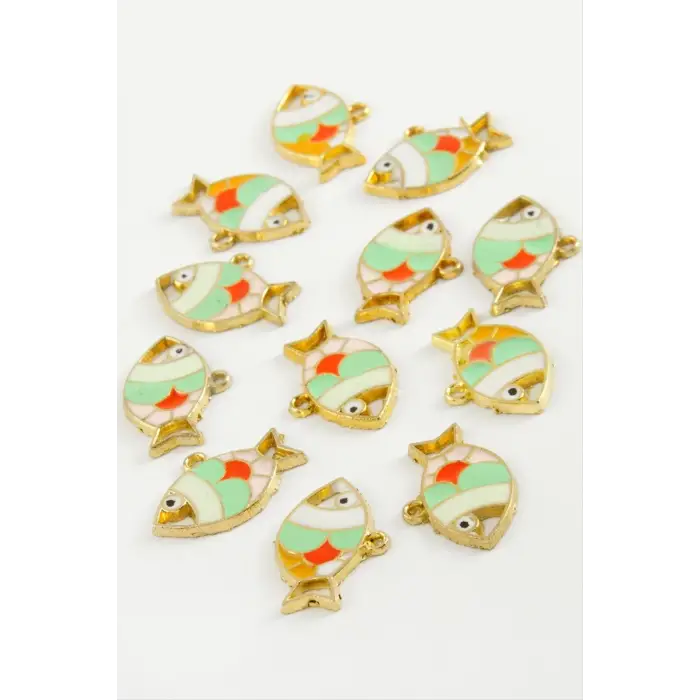 Balık Tek Kulp Mineli Bileklik ve Kolye Ucu Aparatı 1 Adet