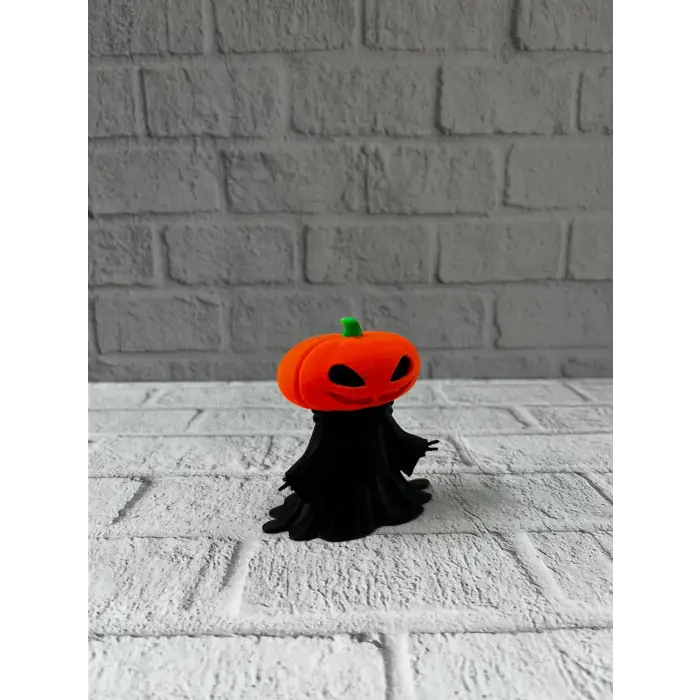 Balkabağı Figür 9cm Cadılar Bayramı Dekoratif Biblo