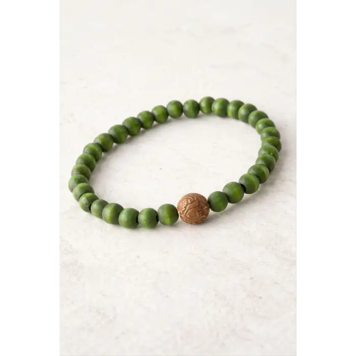 Bambu Ahşap Bileklik 8 mm