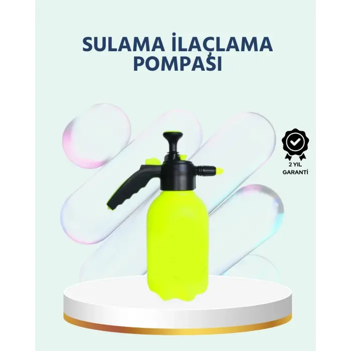 Basınçlı El Pompası 2 Litre Bakır Nozul Ayarlı Jet Ve Dağınık Atım