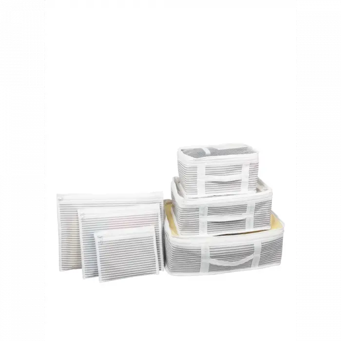 Bavul İçi Organizer Seti - Yatak Odası Organizer Set - Makyaj Organizer Mini Hurçlar (6 Parça)