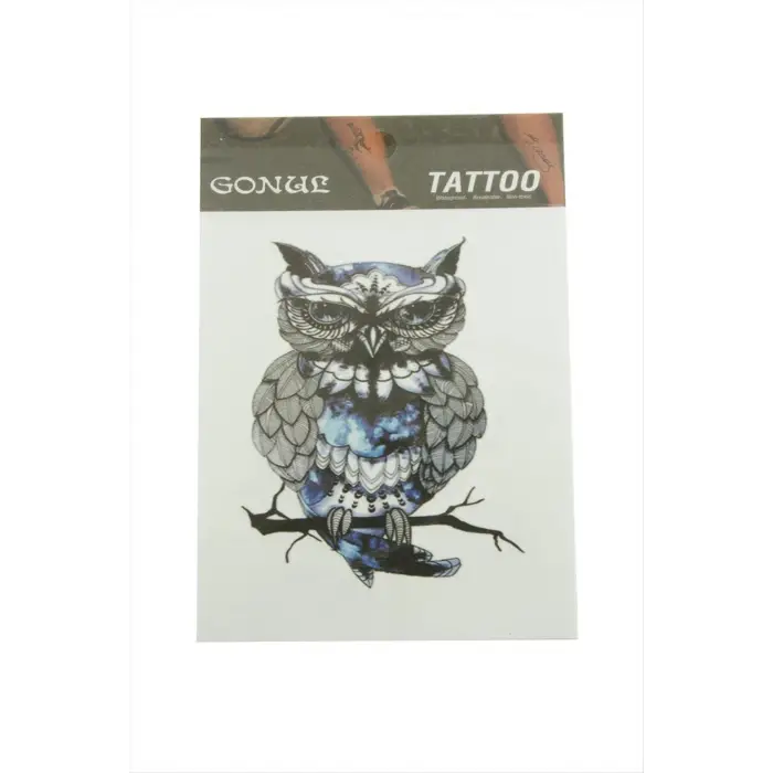 Baykuş Tattoo Dövme Sticker