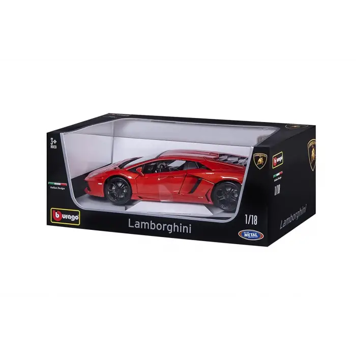 Bburago 1:18 Lamborghini Aventador LP700-4 Turuncu Model Araba
