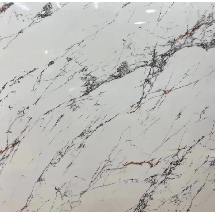 Beyaz Mermer Desenli Yapışkanlı Kaplama Kağıdı  Büyük Boy 5 Metre