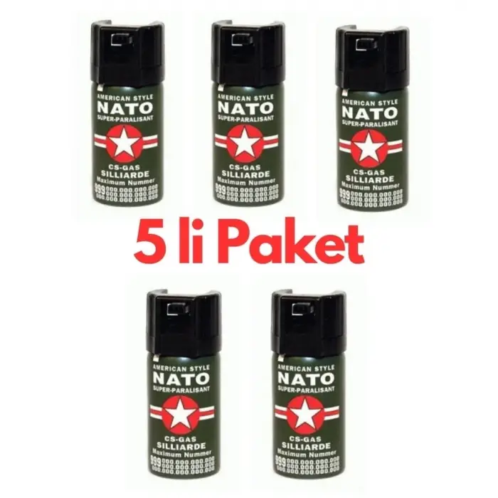 Bıber Özsavunma Gazıı 5 Adet Birden