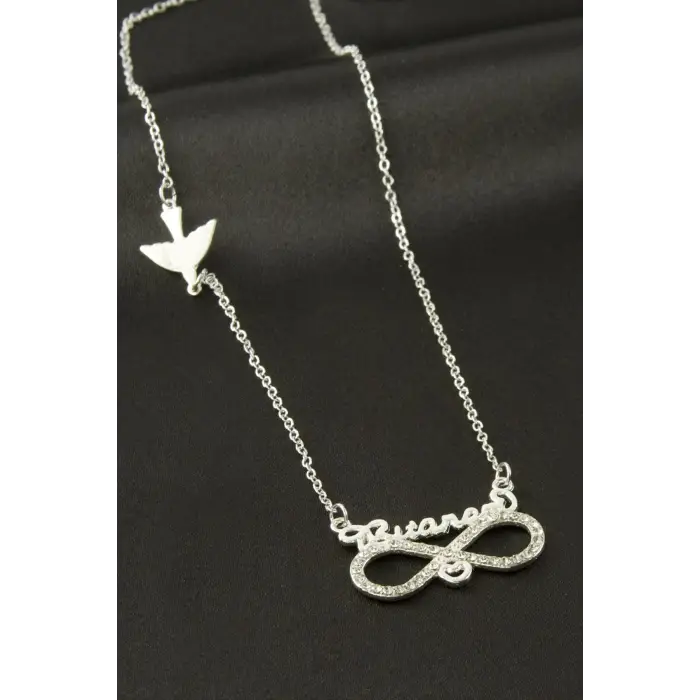 Bitanem Yazılı Sonsuzluk Şans Kolye