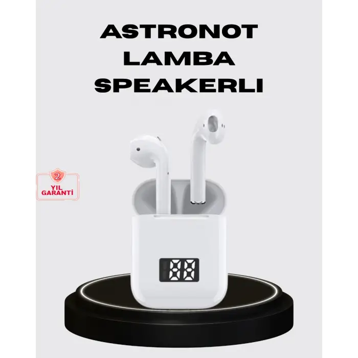 Bluetooth 5.0 Kablosuz Kulaklık – LED Şarj Göstergesi, Dokunmatik Kontrol ve Suya Dayanıklı Tasarım