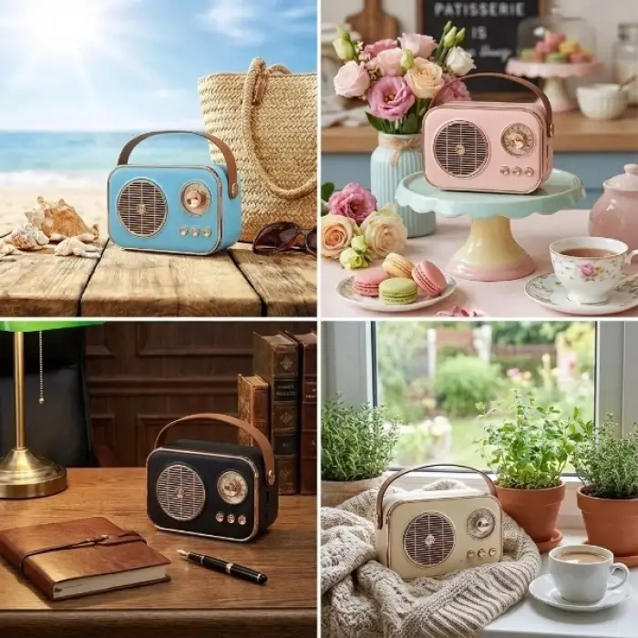 Bluetooth 5.2 Usb Ve Tf Kart Fm Radyo