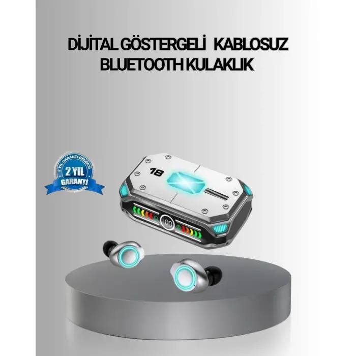 Bluetooth 5.3 Kablosuz Kulaklık – Hızlı Bağlantı, Düşük Gecikme ve Üstün Ses Kalitesi