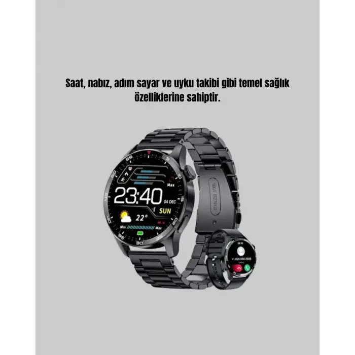 Bluetooth Akıllı Saat – Nabız, Adım Sayar, Uyku Takibi ve Spor Modlarıyla Akıllı Yaşam Asistanı