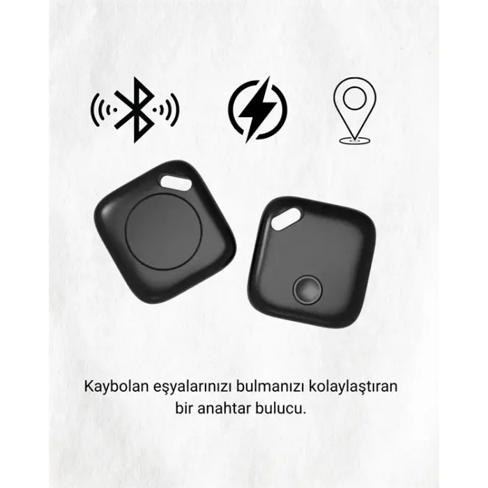 Bluetooth Destekli Akıllı Takip Cihazı | Mobil Uygulama Kontrollü | Kaybolan Eşyalar İçin Konum Bulma Teknolojisi
